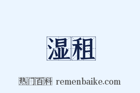 湿租是什么意思的图片